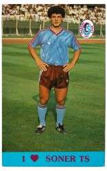 Trabzonspor Futbolcusu Soner KRT9026 - Gökçekoleksiyon