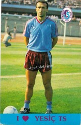 Trabzonspor Futbolcusu Yesiç Kartpostal KRT4857 - Gökçekoleksiyon