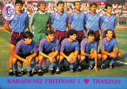 Trabzonspor Kadro Kartpostal (Büyük Boy) KRT19941 - Gökçekoleksiyon