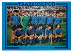 Trabzonspor Oyuncu Kadrosu (Büyük Boy) Kartpostal KRT10909 - Gökçekoleksiyon