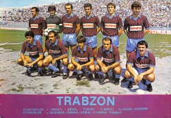 Trabzonspor Oyuncu Kadrosu Büyük Boy Kartpostal KRT18869 - Gökçekoleksiyon