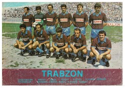 Trabzonspor Oyuncu Kadrosu Büyük Boy Kartpostal KRT5301 - Gökçekoleksiyon