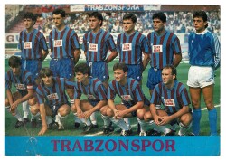 Trabzonspor Oyuncu Kadrosu Büyük Boy Kartpostal KRT5302 - Gökçekoleksiyon