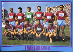 Trabzonspor Takım Kadrosu Büyük Boy Kartpostal KRT5523 - Gökçekoleksiyon