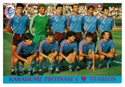 Trabzonspor Takım Kadrosu Kartpostal KRT4631 - Gökçekoleksiyon