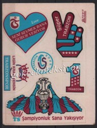 Trabzonspor Taraftar Çıkartma Aksesuarı AKS140 - Gökçekoleksiyon