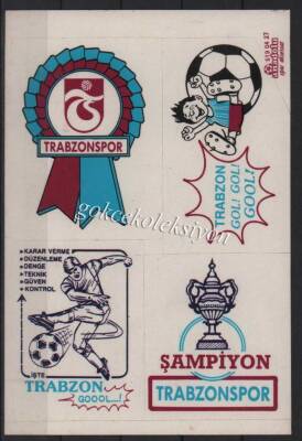 Trabzonspor Taraftar Çıkartma Aksesuarı AKS141 - 1