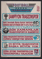 Trabzonspor Taraftar Çıkartma Aksesuarı AKS145 - 2