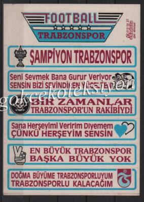 Trabzonspor Taraftar Çıkartma Aksesuarı AKS145 - 2