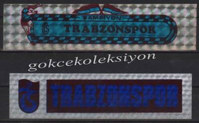Trabzonspor Taraftar Çıkartma Aksesuarı AKS152 - 1