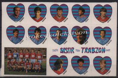 Trabzonspor Taraftar Oyuncuları Çıkartma Aksesuarı AKS148 - 1