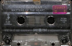 Tracy Chapman *Matters Of The Heart* Kaset KST14819 - Gökçekoleksiyon