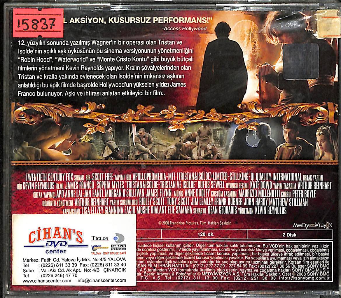 Tristan Ve Isolde VCD Film (İkinci El) VCD27660 - 2