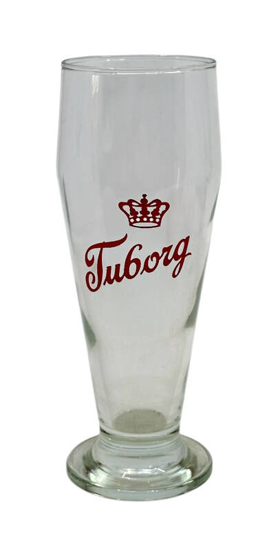 Tuborg Eski Cam Bira Bardağı (Kullanılmamış) AOB5396 - 1