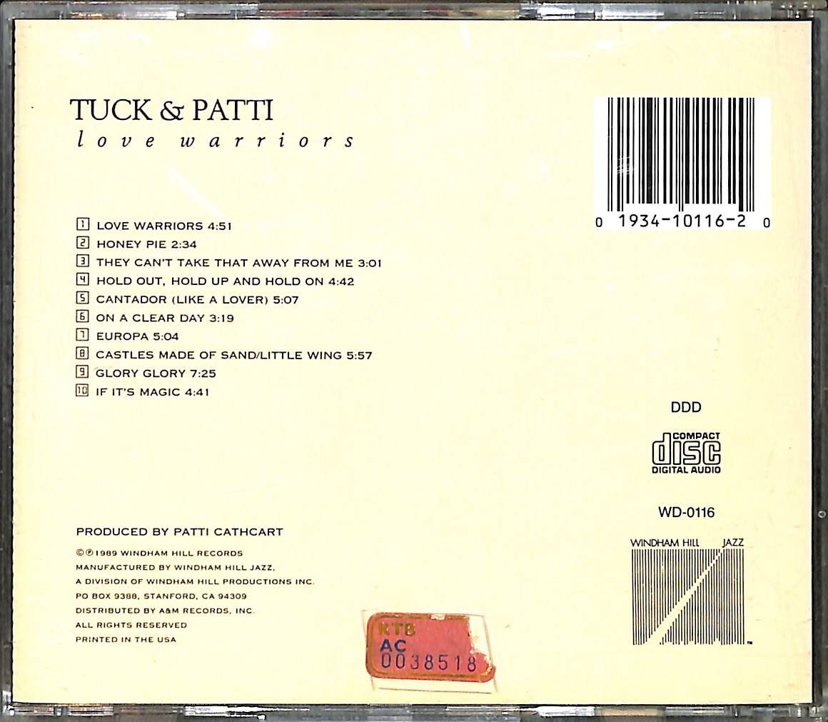 Tuck - Patti – Love Warriors CD (İkinci El) CD4233 - 2