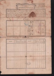 Tuğralı Senedi Hakani Osmanlı Dönemi Erzurum EFM300 - 2