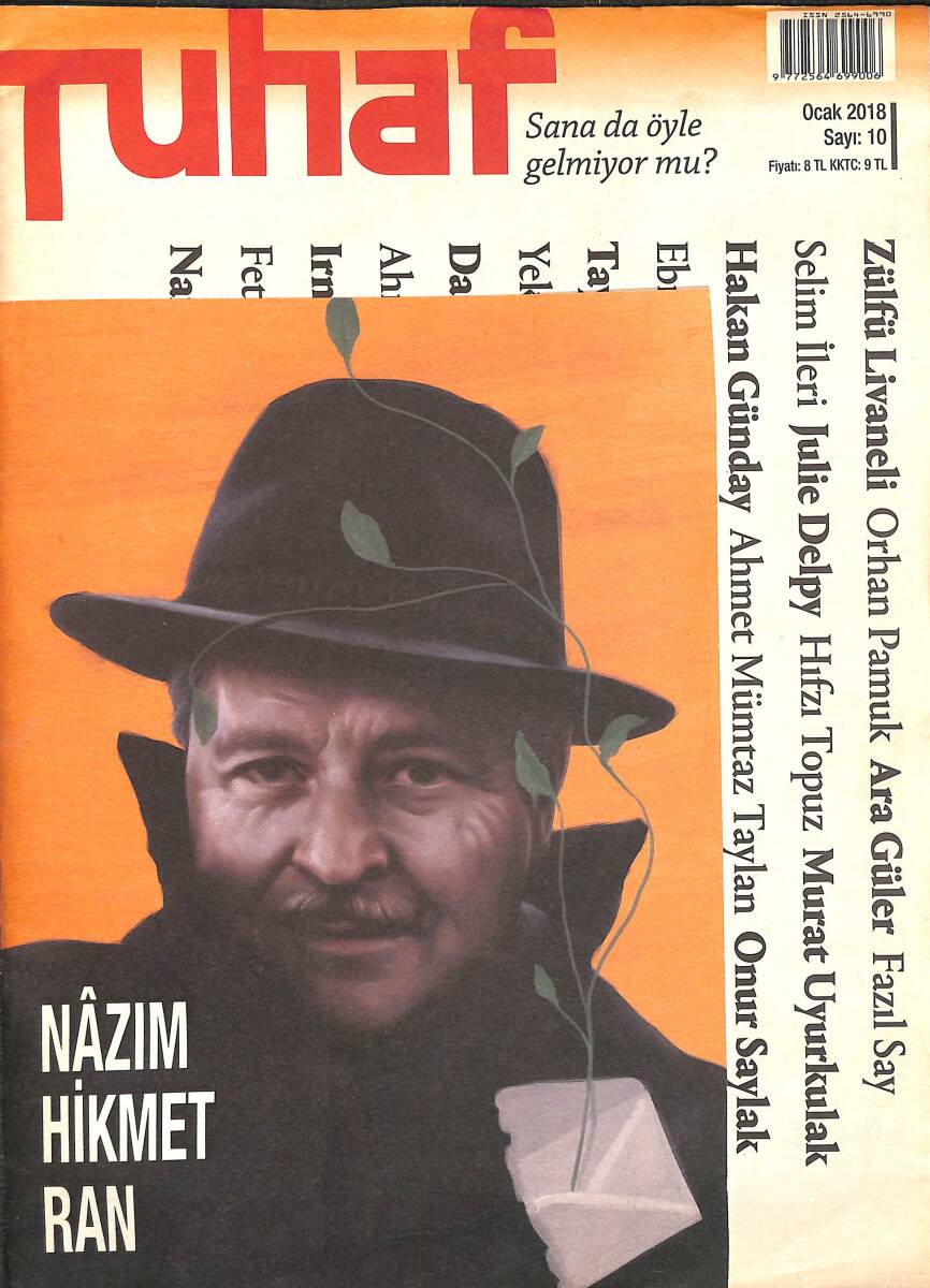 Tuhaf Dergisi Ocak 2018 Sayı 10 - Nazım Hikmet Ran NDR96196 - 1