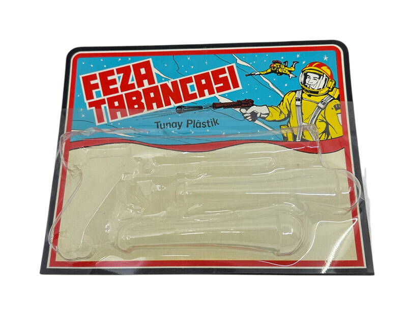  Tunay Marka 1980s Feza Uzay Tabancası Etiket Ve Ambalajı (Sıfır Ürün) AOB4762 - 1
