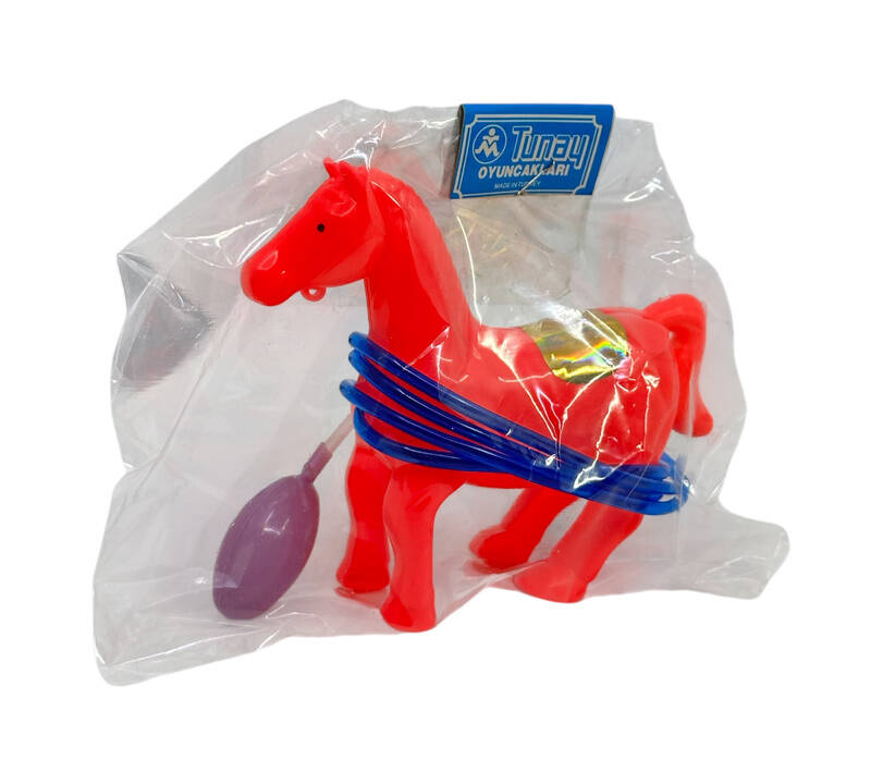 Tunay Marka 1980s Pompalı Plâstik ZıpZıp At (Sıfır Ürün) AOB4761 - 2