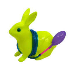 Tunay Marka 1980s Pompalı Plâstik ZıpZıp Tavşan (Sıfır Ürün) AOB4760 - Gökçekoleksiyon