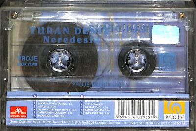 Turan Deniz - Nerdesin Kaset (İkinci El) KST25004 - 2