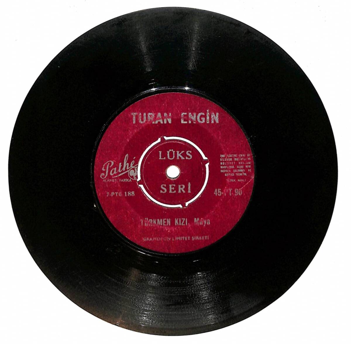 Turan Engin – Bir Seher Vaktinde & Türkmen Kızı Plak (10/6) PLK26891 - 2