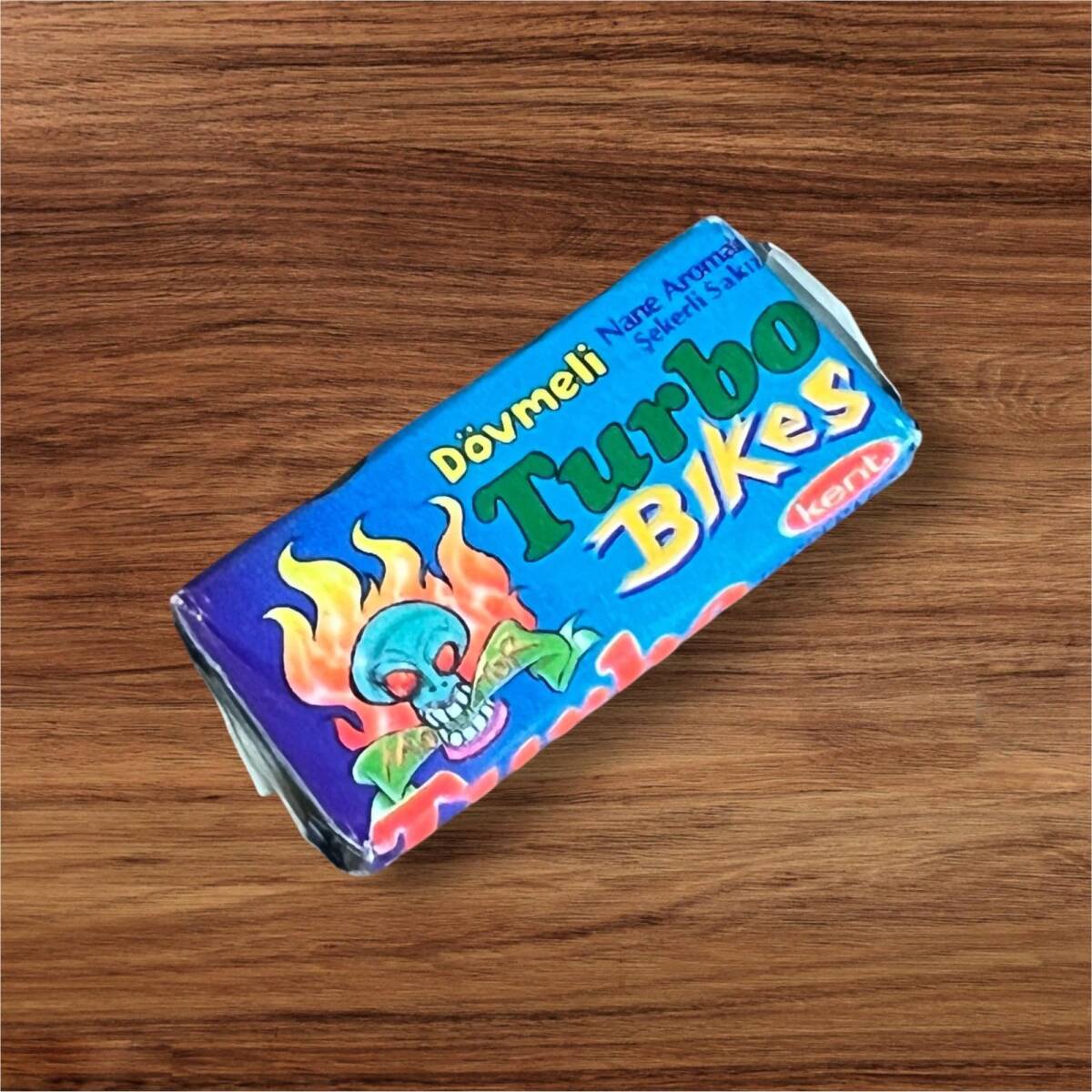 Turbo Bıkes (Kent) 1990s Dövme Nane Aromalı Şekerli Sakız # SKZ2386 - 2