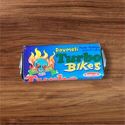 Turbo Bıkes (Kent) 1990s Dövme Nane Aromalı Şekerli Sakız # SKZ2386 - 5