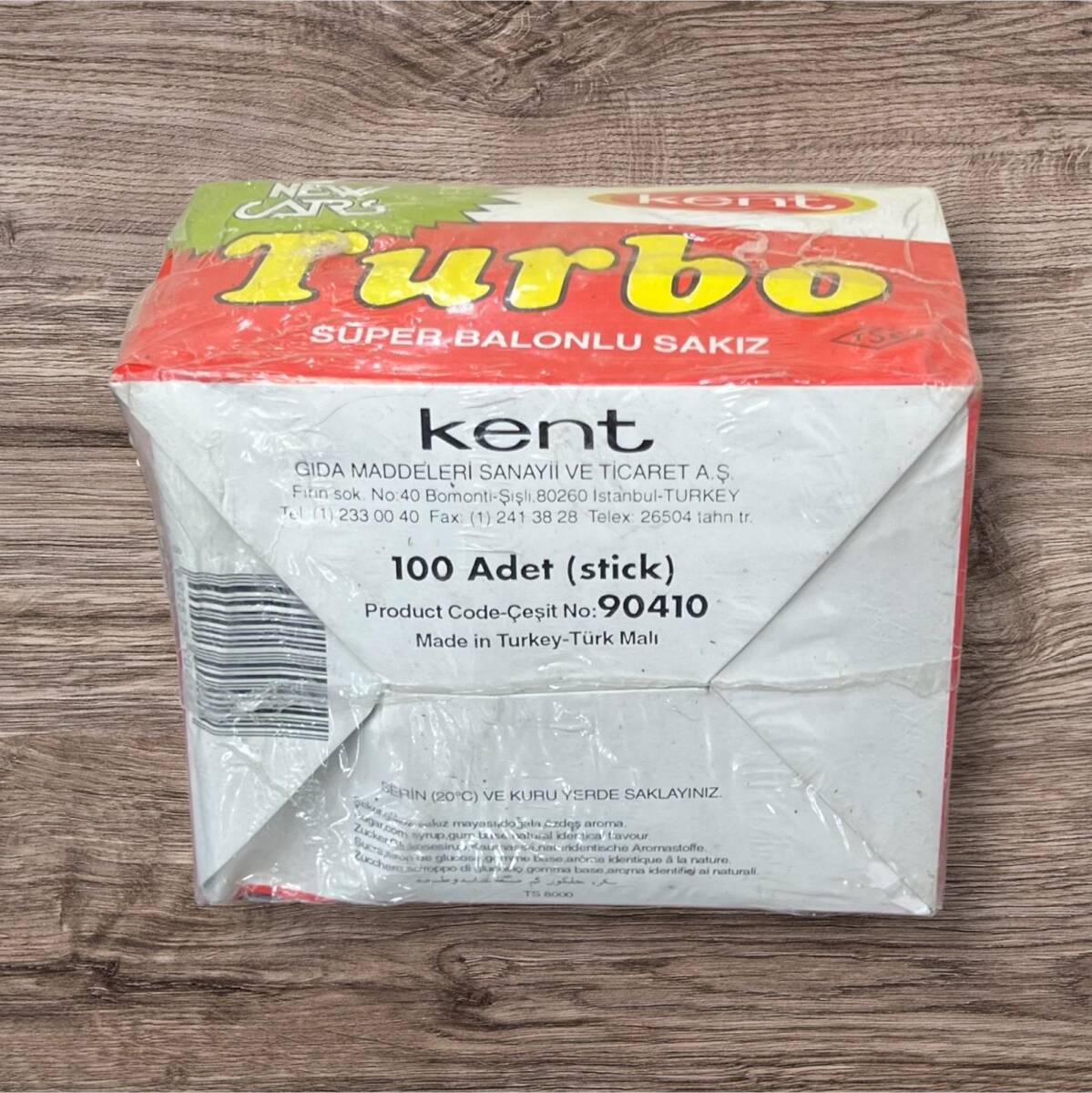TURBO (KENT) 1992 Sakız Açılmamış Kutu # SKZ1773 - 4