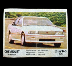 TURBO KENT No 86 Sakız Kağıdı Stickers SKZ685 - 1