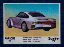 TURBO ( KENT ) Orjinal Sticker No : 77 #SKZ5054 - Gökçekoleksiyon