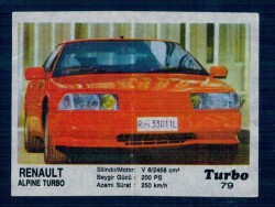TURBO ( KENT ) Orjinal Sticker No : 79 #SKZ5056 - Gökçekoleksiyon
