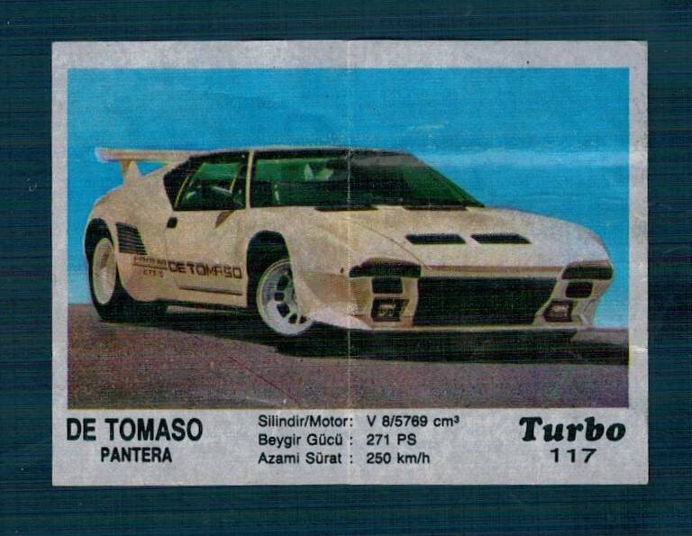TURBO (KENT) Sakız Kağıdı No 117 #SKZ2097 - 3
