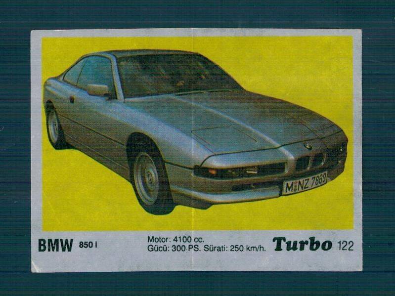 TURBO (KENT) Sakız Kağıdı No 122 #SKZ2099 - 1