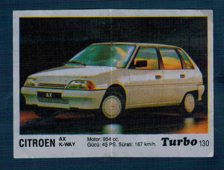 TURBO (KENT) Sakız Kağıdı No 130 #SKZ2107 - 1