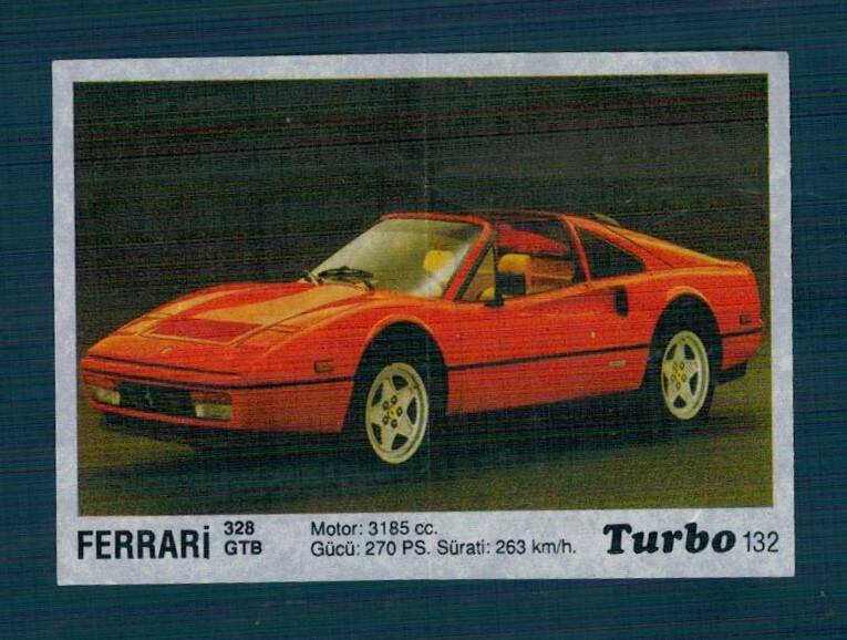 TURBO (KENT) Sakız Kağıdı No 132 #SKZ2109 - 1