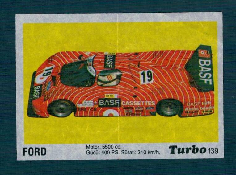 TURBO (KENT) Sakız Kağıdı No 139 #SKZ2116 - 1