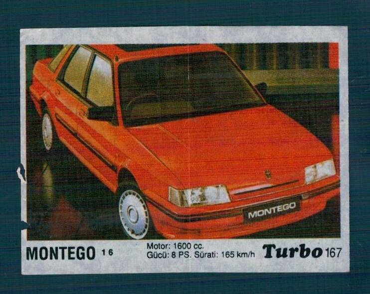 TURBO (KENT) Sakız Kağıdı No 167 #SKZ2137 - 1