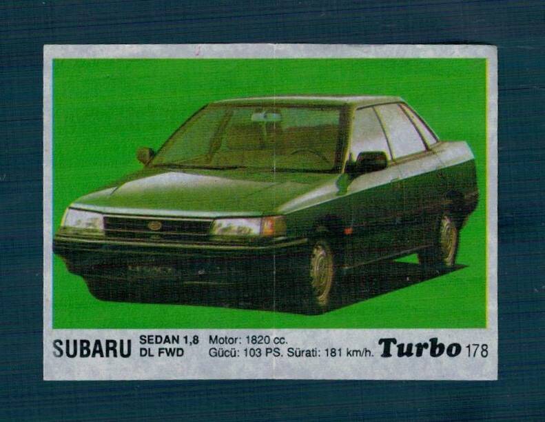 TURBO (KENT) Sakız Kağıdı No 178 #SKZ2147 - 1