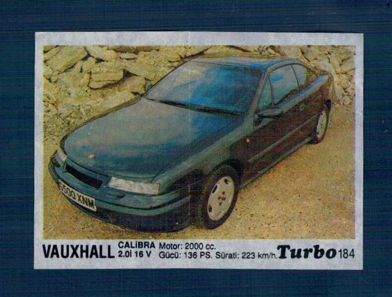 TURBO (KENT) Sakız Kağıdı No 184 #SKZ2153 - 3