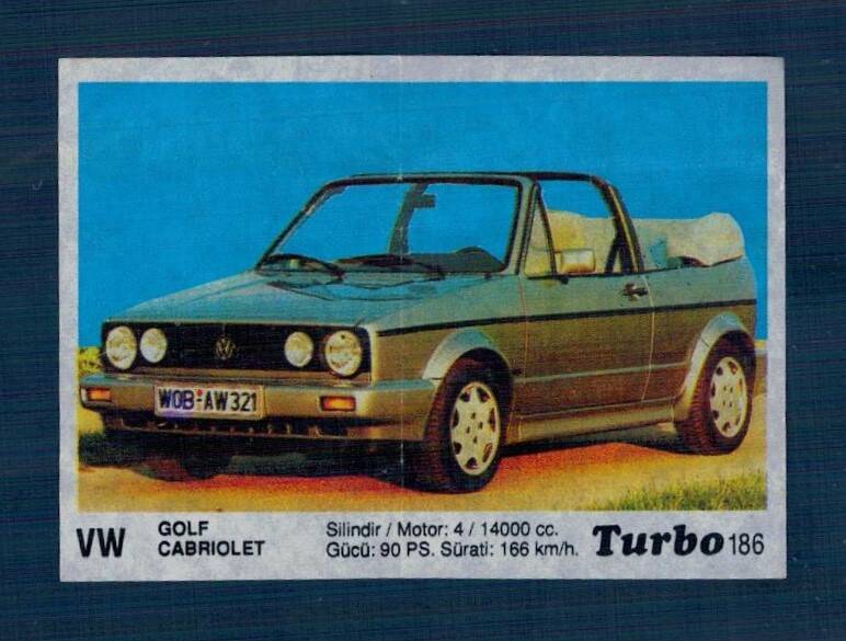 TURBO (KENT) Sakız Kağıdı No 186 #SKZ2155 - 1
