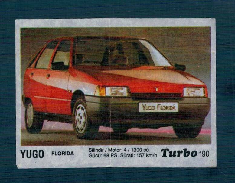 TURBO (KENT) Sakız Kağıdı No 190 #SKZ2157 - 1