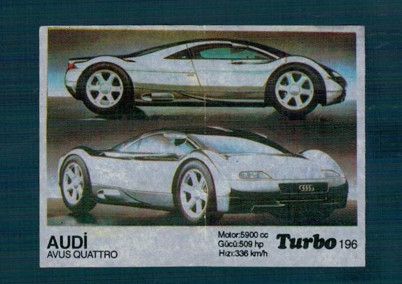 TURBO (KENT) Sakız Kağıdı No 196 #SKZ2162 - 3
