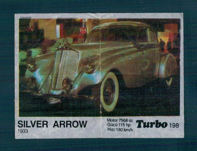 TURBO (KENT) Sakız Kağıdı No 198 #SKZ2165 - 1