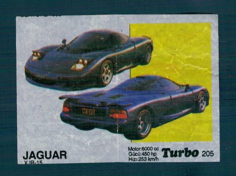 TURBO (KENT) Sakız Kağıdı No 205 #SKZ2172 - 3