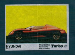 TURBO (KENT) Sakız Kağıdı No 257 #SKZ2128 - 1