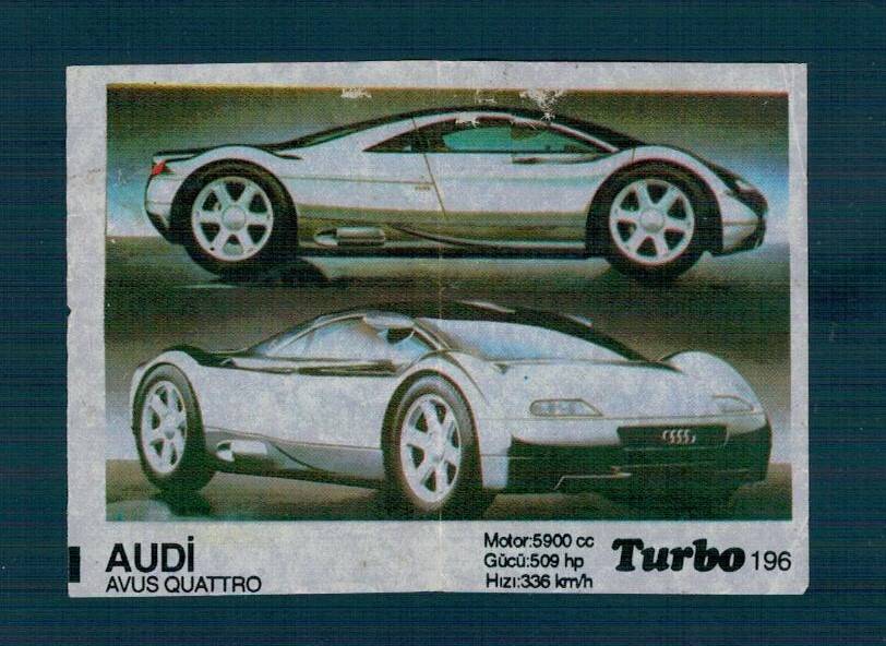 TURBO (KENT) Sakız Kağıdı No 196 #SKZ2163 - 3