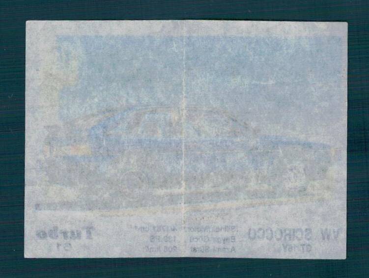 TURBO (KENT) Sakız Kağıdı No 61 #SKZ2077 - 2