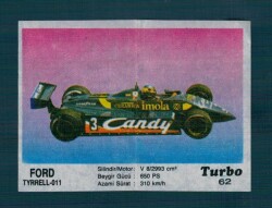 TURBO (KENT) Sakız Kağıdı No 62 #SKZ2078 - Gökçekoleksiyon