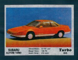 TURBO (KENT) Sakız Kağıdı No 65 #SKZ2080 - 3